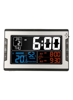 NIBEMINENT Digital Multifunctional Clock Black/White  - Image 1