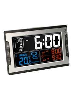 NIBEMINENT Digital Multifunctional Clock Black/White  - Image 3