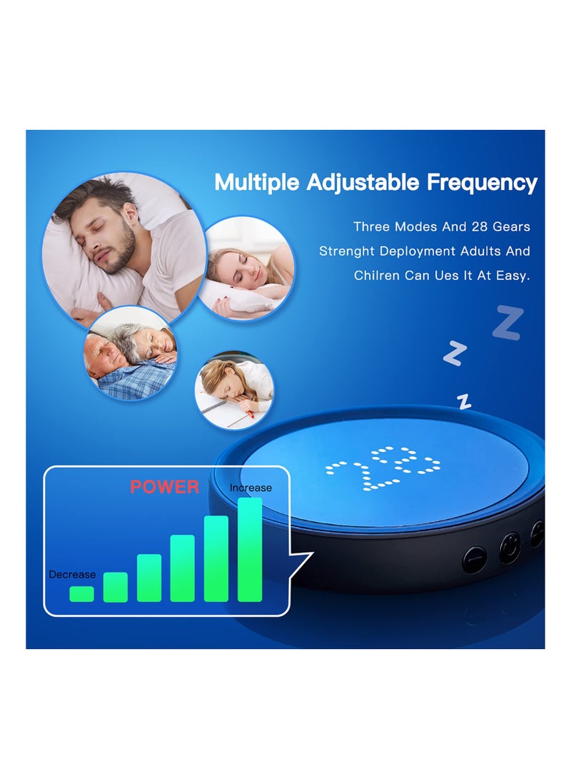 EMS Microcurrent Sleep Aid Device with LCD Screen - Effective Insomnia Relief for Stress and Anxiety, Perfect for Business Travelers and Those with Sleep Quality Issues (1 Pack) - Image 5