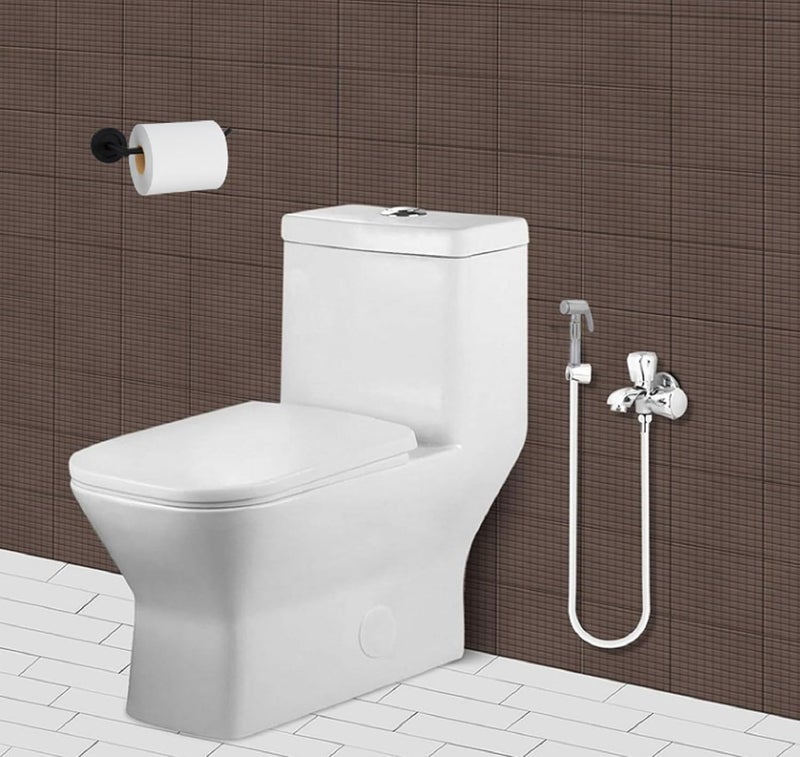 FOLX FBA17 Wall Mount Toilet Tissue/Napkin Paper Roll Holder for Bathroom, Kitchen Tissue Roll Stand, 304 Grade Stainless Steel, Home and Bathroom Accessories (2, Black) - Image 4