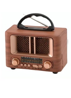 Radio NS-8108BT Wireless Rechargeable Radio Fm Classsic Multicolour