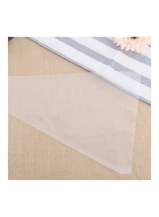 إسكدنيا طقم أكياس تزيين الحلويات للاستخدام مرة واحدة مكون من 100 قطعة شفاف - Image 3