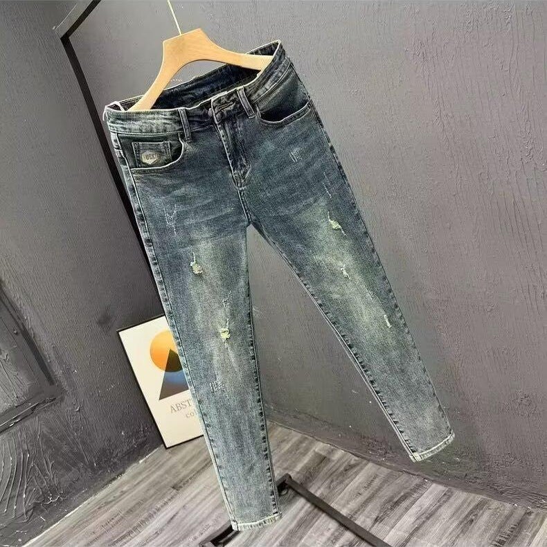Unisex Classic Denim Jeans Loose Fit Daily Outdoor Wear - Image 3