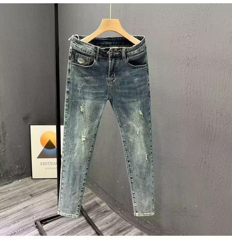 Unisex Classic Denim Jeans Loose Fit Daily Outdoor Wear - Image 1