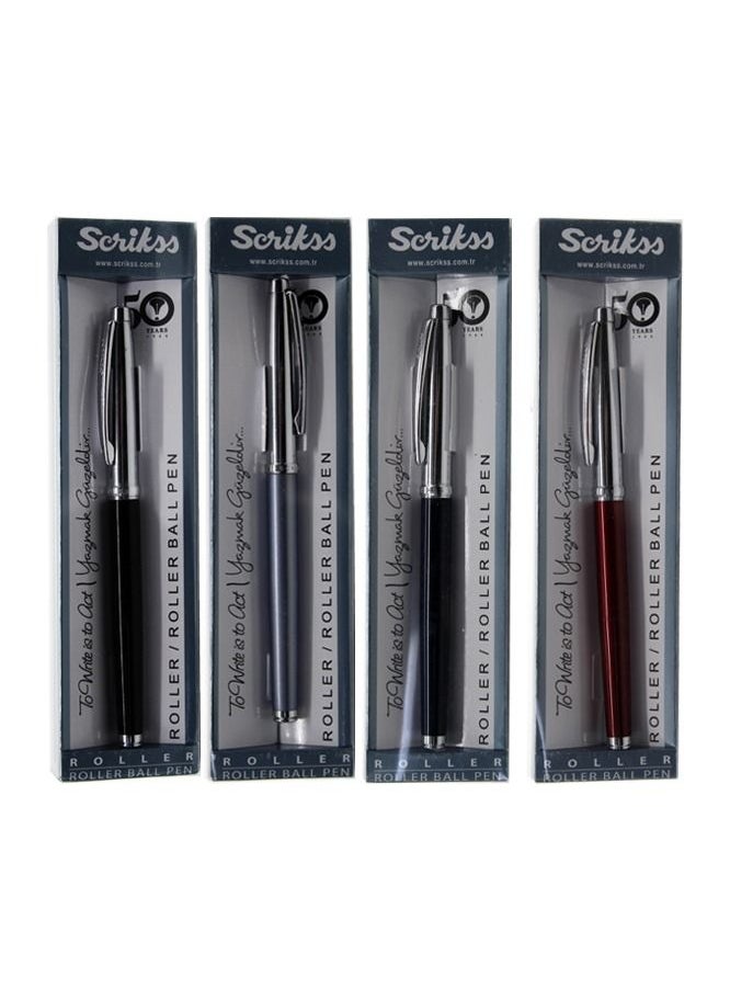 Scrikss SCRIKSS METROPOLIS ROLLER PEN 800 CHROME 
