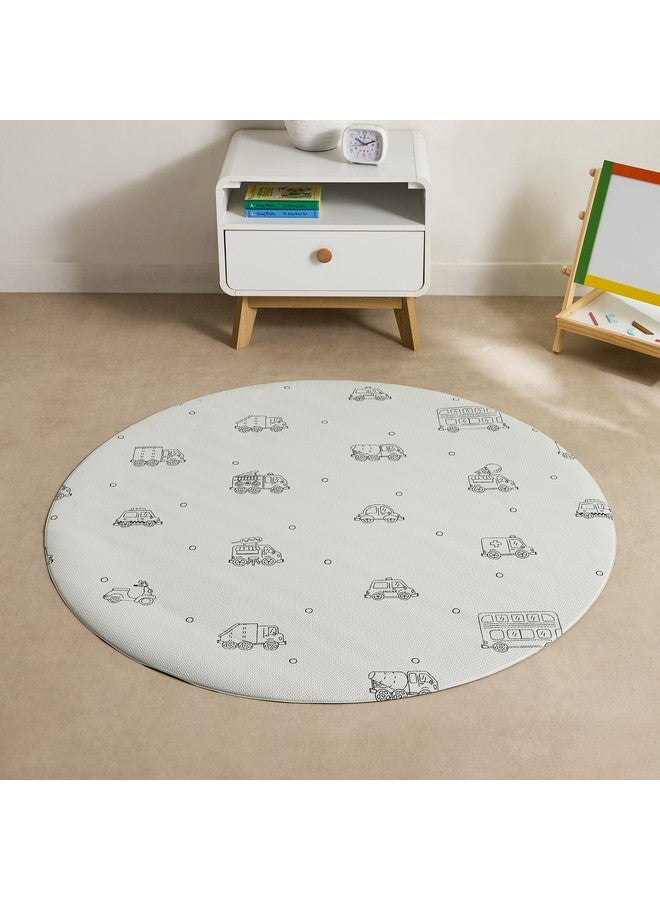 Home Box Mystify Toy Trucks Circular Mat 120 x 120 cm  - Image 1