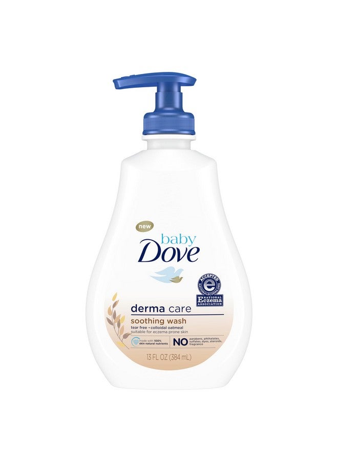 Baby Dove Derma Care Soothing Wash Skin Care with Colloidal Oatmeal Suitable for eczema prone skin 13 oz - Image 1