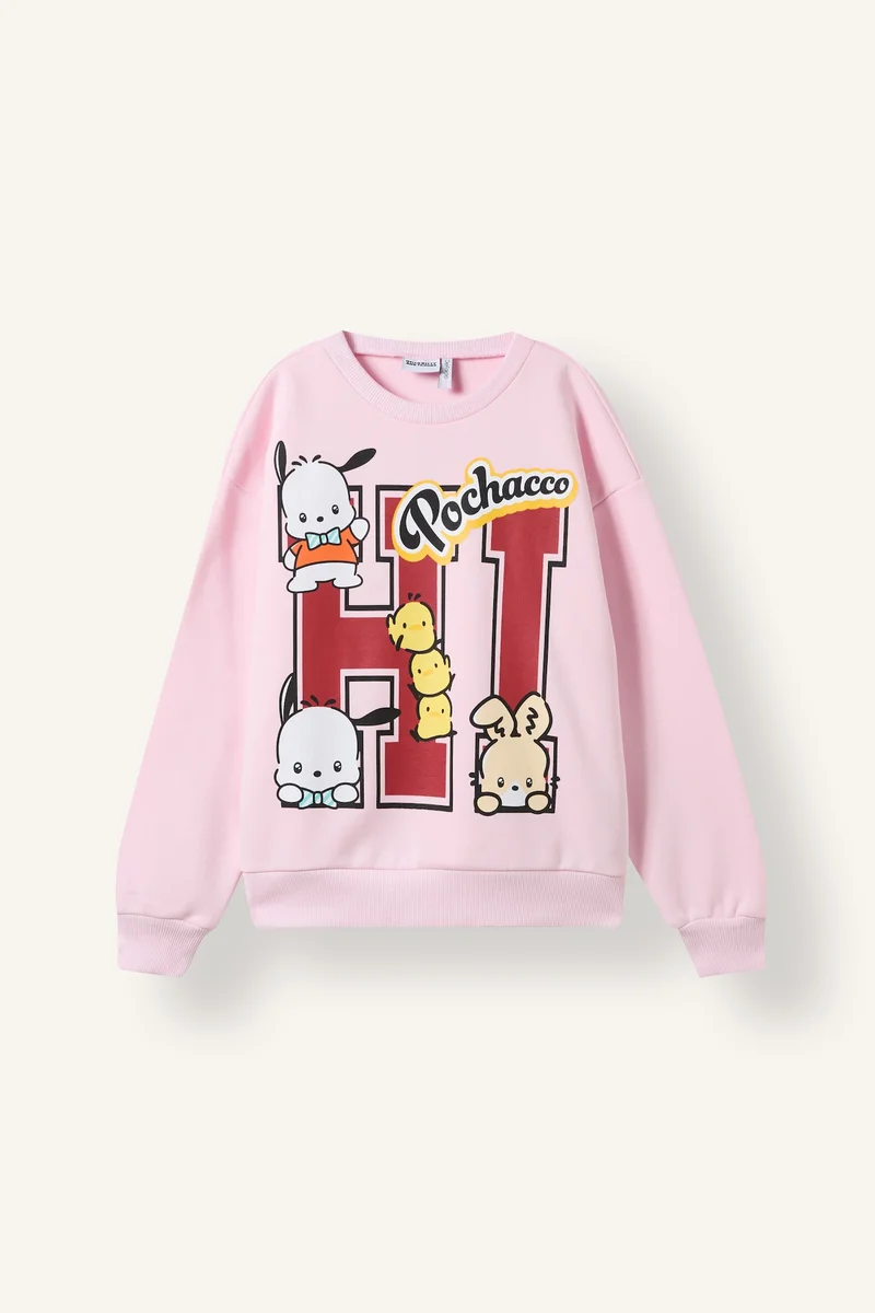 Defacto Relax Fit Crew Neck Sweatshirt