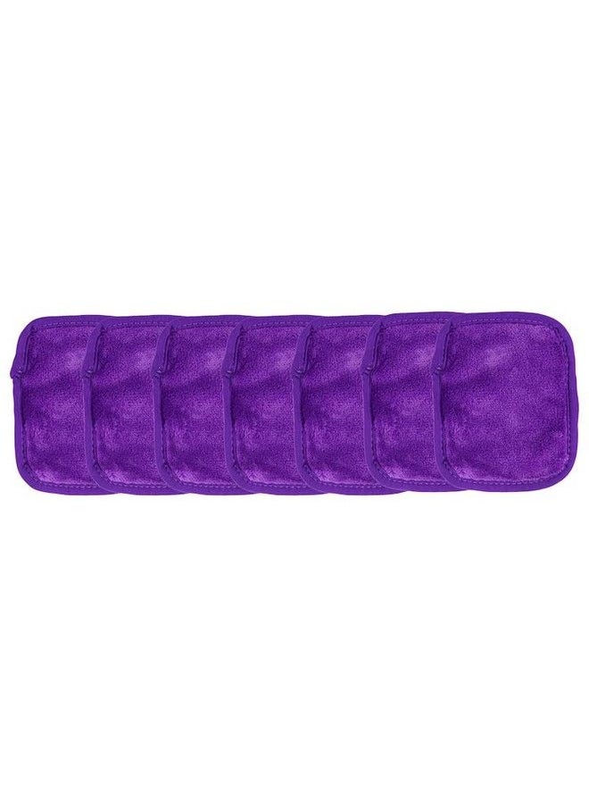 Makeup Eraser - Queen Purple 7 Day Set Erase All Makeup With Just Water Including Waterproof Mascara Eyeliner Foundation Lipstick And More - Image 1