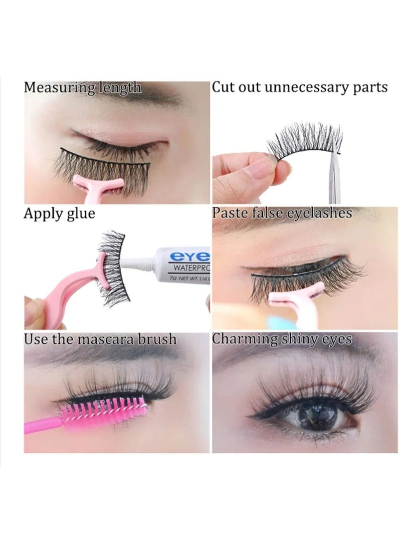 3D Faux Mink Eyelashes: 7 Pairs for Long-Lasting Volume and a Flawless, Natural-Looking Glamour - Image 2