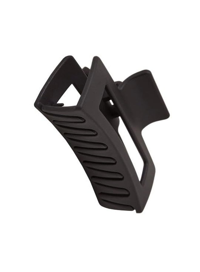 DOLO Set of 2 Rectangle Hair Clips for Women and Girls black and brown claw Clips for Thin Hair (BLACK BROWN) - Image 5