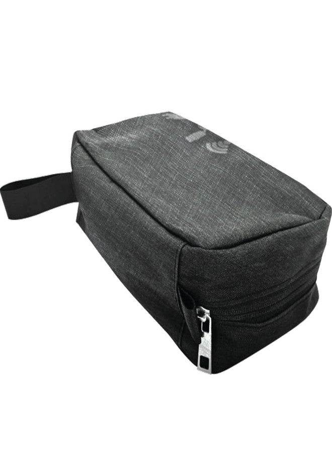 Maxell Folding Organized Tech Case - 2 Zipper Pouches, 3 Cable Pouches, Mesh Earbud Pouch, Small Zipper Pocket & Carabiner Clip - Image 2