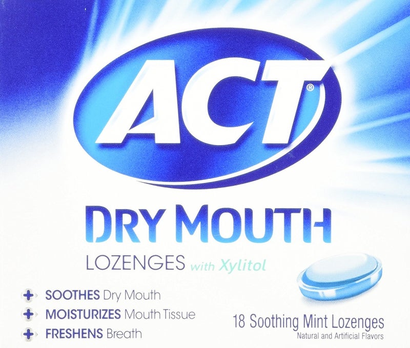 ACT Dry Mouth Lozenges With Xylitol 18 Count (Pack of 1) (Packaging May Vary) - Image 1