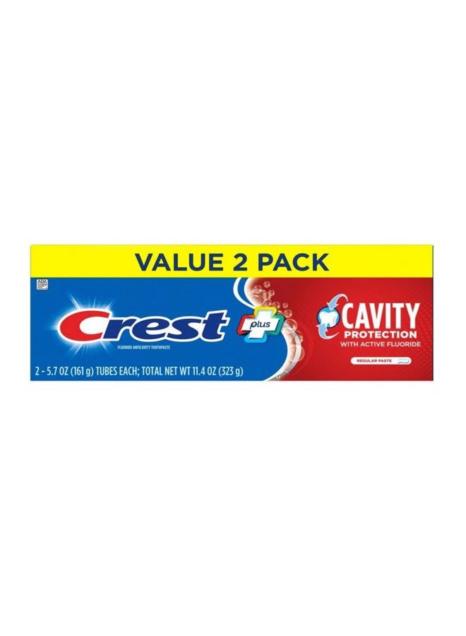 Crest Cavity Protection Toothpaste, Regular Paste, 5.7 Oz(Pack of 2), 2Count - Image 1