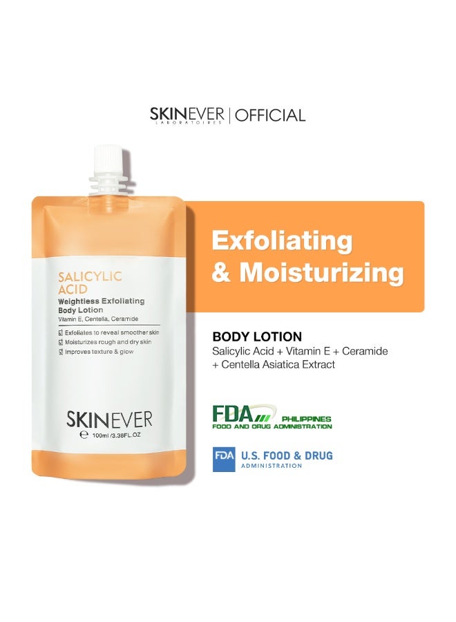سكينيفر SKINEVER Salicylic Acid Exfoliating Body Lotion – Lightweight & Smoothing | Clear Skin for Body - Image 1
