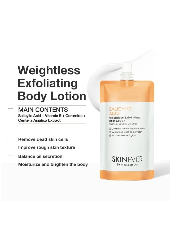 سكينيفر SKINEVER Salicylic Acid Exfoliating Body Lotion – Lightweight & Smoothing | Clear Skin for Body - Image 2