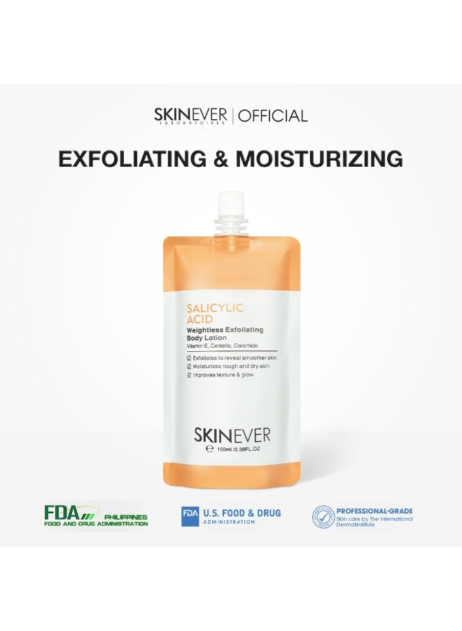 سكينيفر SKINEVER Salicylic Acid Exfoliating Body Lotion – Lightweight & Smoothing | Clear Skin for Body - Image 3
