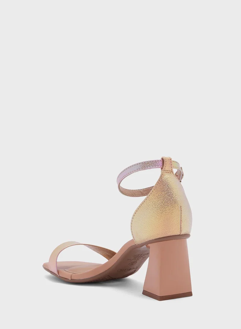 Beira Rio Ashley Multi Strap Mid Heel Sandals