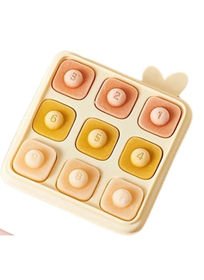 Generic Baby Food Plastic Lattice Large Hollow Cylinder Tumbler Ice Grid Mold Ice Maker Plastic Ice Cube Tray with Lids - multicolor  - Image 1