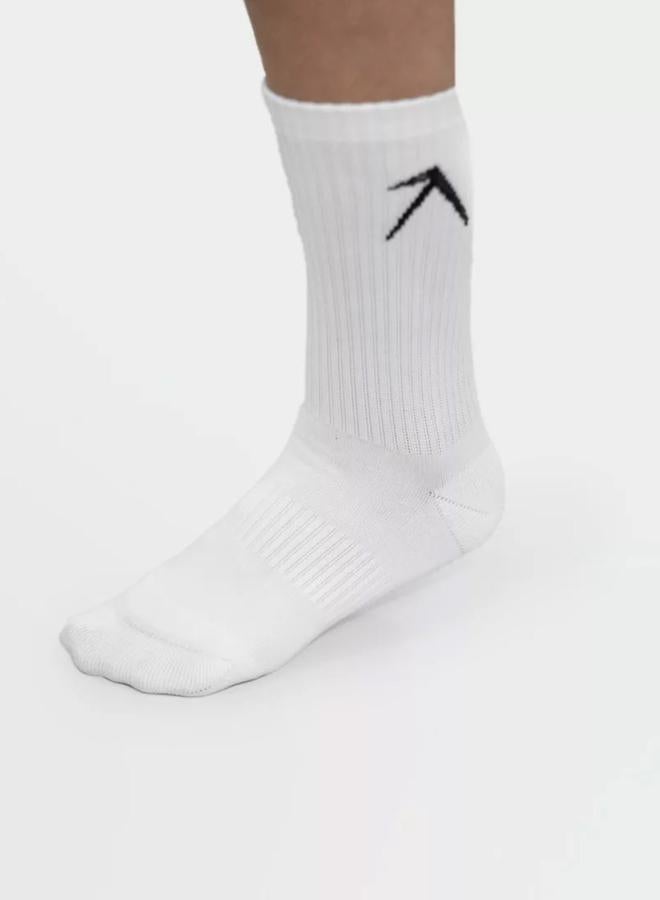 Wizard Pack of 3 - White Crew Dry Touch Socks - Image 4