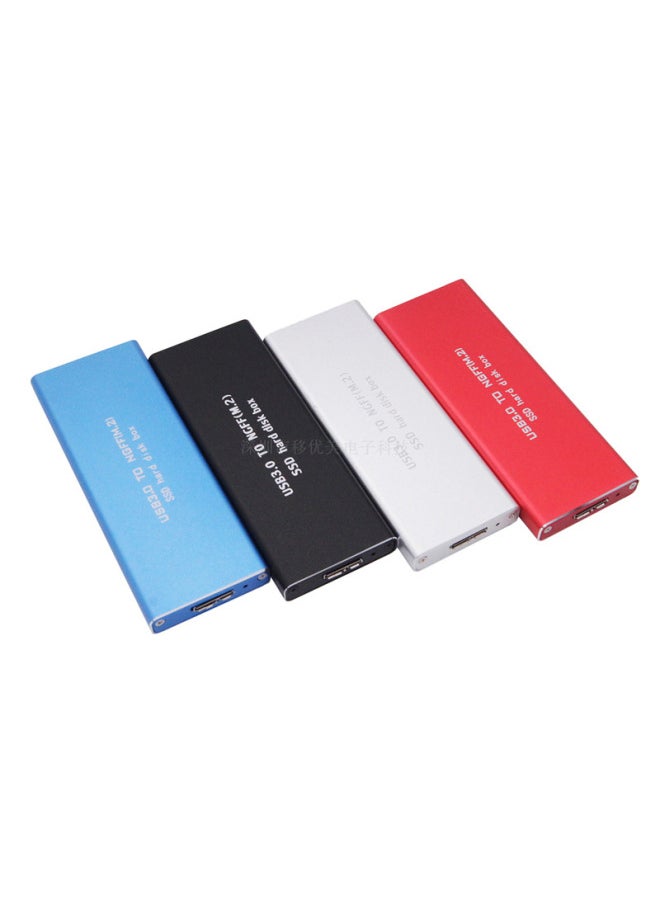 Generic NGFF Sata Protocol To USB3.0 Solid Metal Hard Disk Box M.2 SSD To USB ASM Master Chip-Color:Red  - Image 3