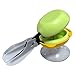 HARAC Tabletop Mounted Adaptive Scissors Safe Scissors for Special Needs and Injured Hands Spring Loaded Ambidextrous Handle NonStick Blade Made in Japan Green - Image 3