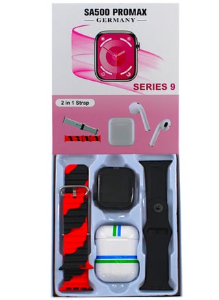 ساعة ذكية Ultra 2 in 1 Series 9 مع حزامين وسماعات أذن لاسلكية تعمل بالبلوتوث - pzsku/Z0591AC51D940065058C0Z/45/_/1716467572/09164d55-ece3-4179-9f2b-90197da2d70f