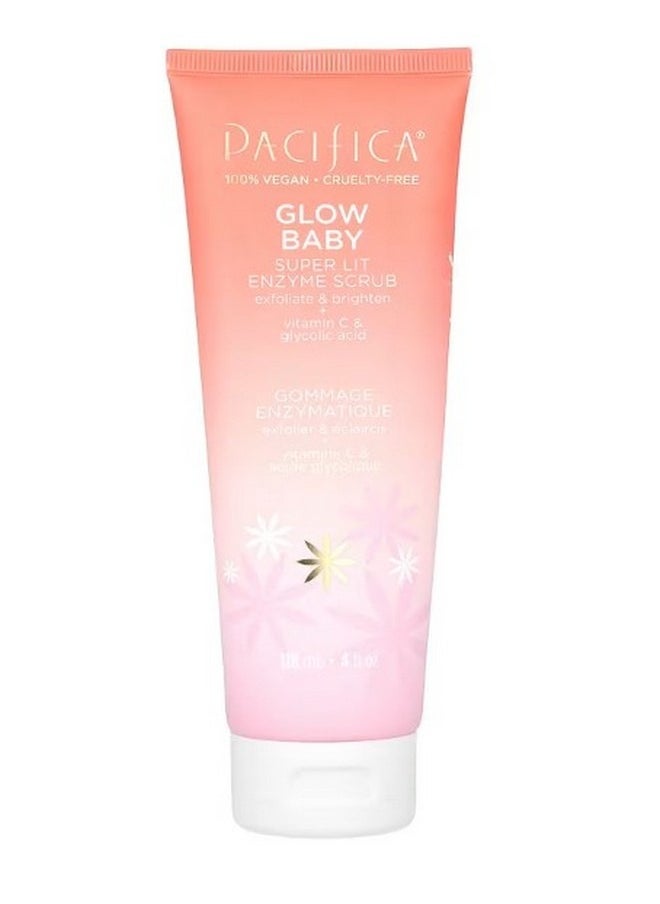 باسيفيكا Glow Baby Super Lit Enzyme Scrub 4 fl oz 118 ml  - Image 1