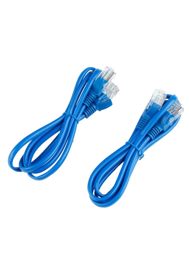 Generic SOURCE Computer Finished Jumper Router Network Cable CAT5E Broadband Cable Ultra-five UTP Network Cable-Color:Blue-Line Length:Tianlan Copper-clad Aluminum 100 M  - Image 3