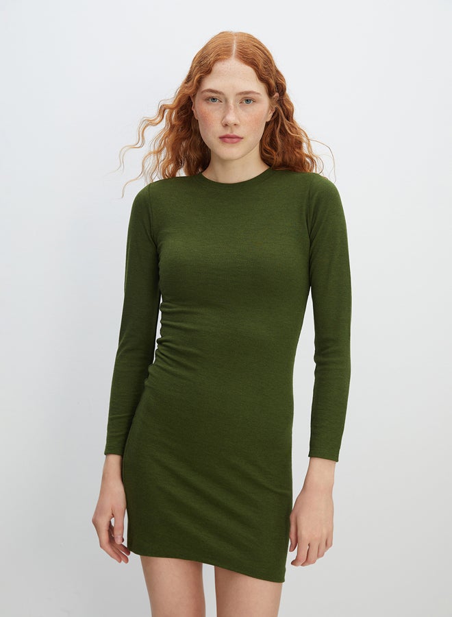 LC WAIKIKI Women's Crew Neck Straight Bodycon Dress  - Image 1