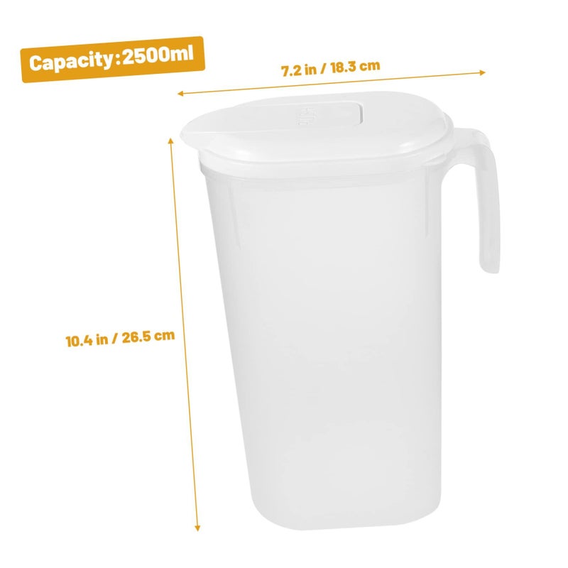 Thickened Material Cold Kettle Water Jug Pitcher For Drinks Juice Size 26.5X18.3X9.8CM - Image 3