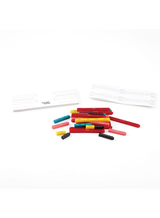 hand2mind hand2mind Elapsed Time Rods, Telling Time, Math Manipulatives, Clocks for Kids Learning to Tell Time, Classroom Supplies for Teachers Elementary, Analog Clock Learning (Set of 74) - Image 4