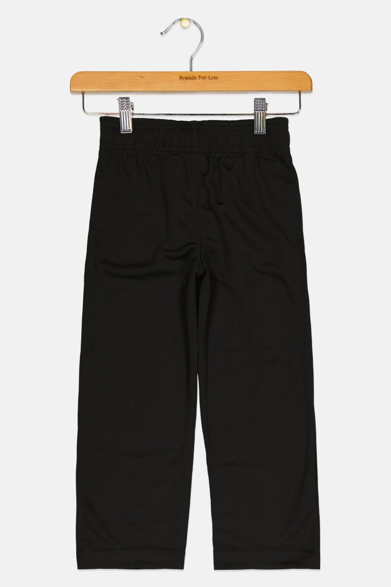 PUMA سروال تدريب للأطفال الأولاد بشعار العلامة التجارية، أسود - Image 2