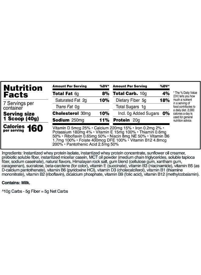 Meal Replacement Shake Powder 7 Servings (Pineapple Whip) - Gluten Free, Non-Gmo