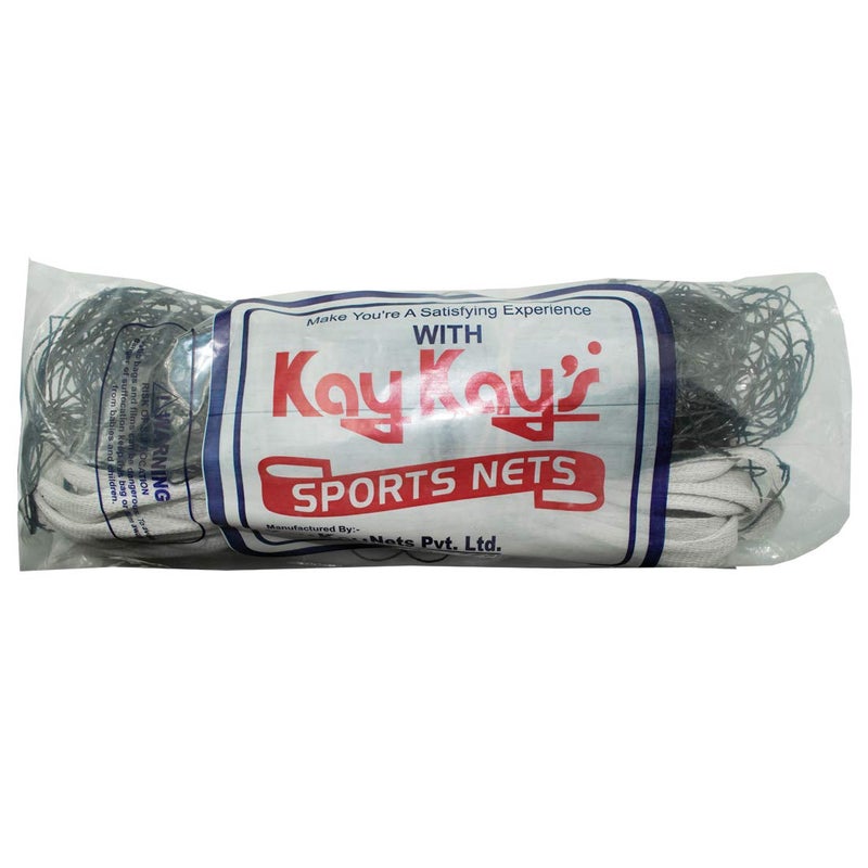 TRIUMPH شبكة كرة الطائرة 9 مش من نايلون أسود بالكامل مع شريط نايلون وحبل على الجانبين - Image 3