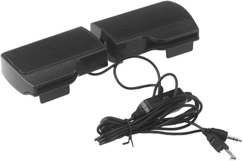 مكبر صوت كمبيوتر يعمل بالطاقة عبر منفذ USB، سهل الاستخدام، صندوق صوت مكتبي مع صوت ستريو للمنزل والمكتب والسكن الجامعي - Image 1