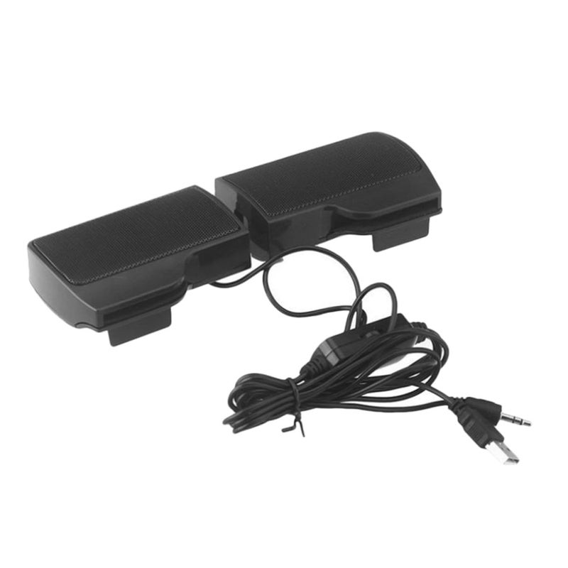 مكبر صوت كمبيوتر يعمل بالطاقة عبر منفذ USB، سهل الاستخدام، صندوق صوت مكتبي مع صوت ستريو للمنزل والمكتب والسكن الجامعي - Image 2