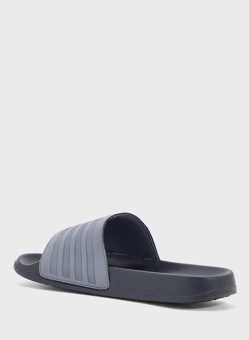 Seventy Five Stripes Detail Casual Slides  - Image 2