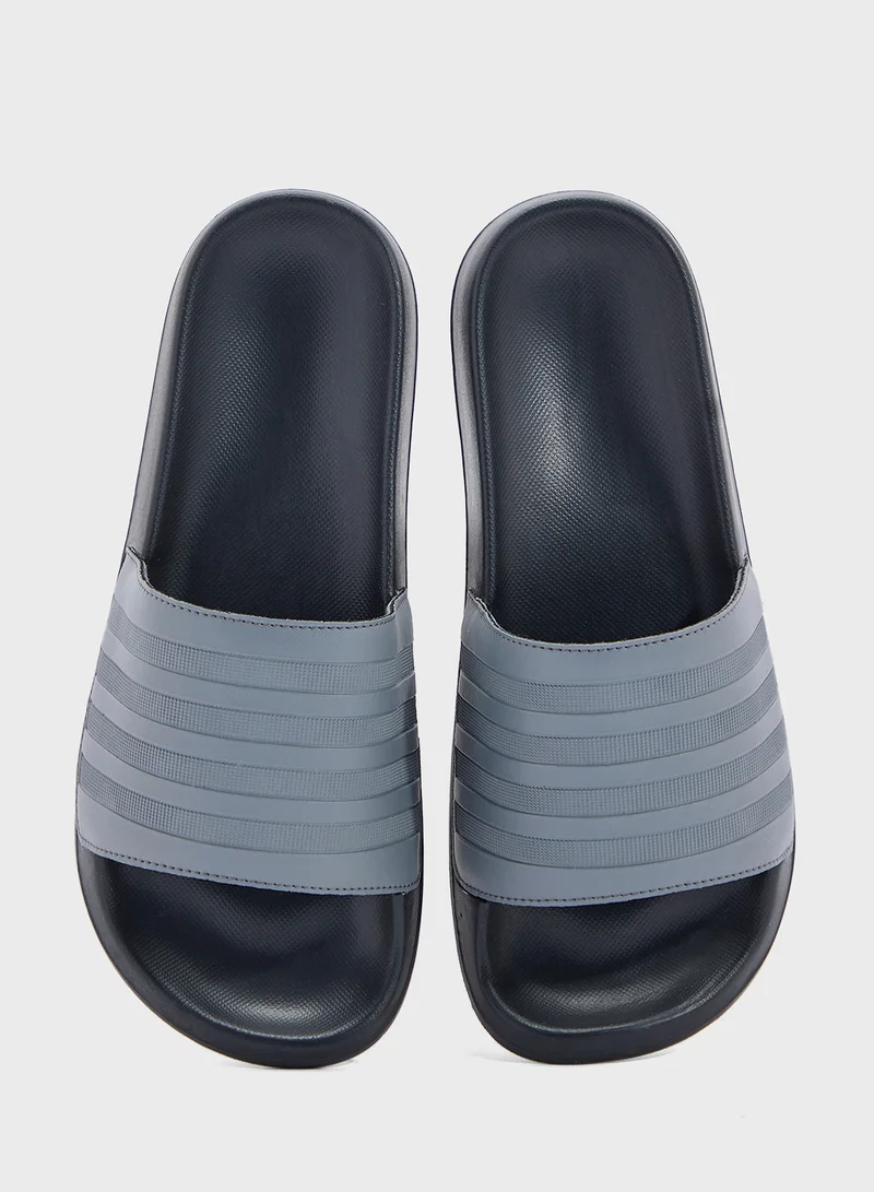 Seventy Five Stripes Detail Casual Slides
