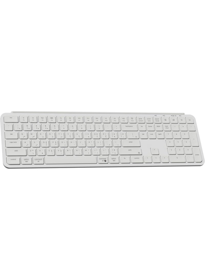 Keychron B6 Pro Ultra-Slim Wireless Keyboard – 65% Compact Layout, Arabic & English Bilingual, Scissor Switches, Bluetooth 5.2 / 2.4GHz / USB-C, Long Battery Life – Model B6 - Image 2