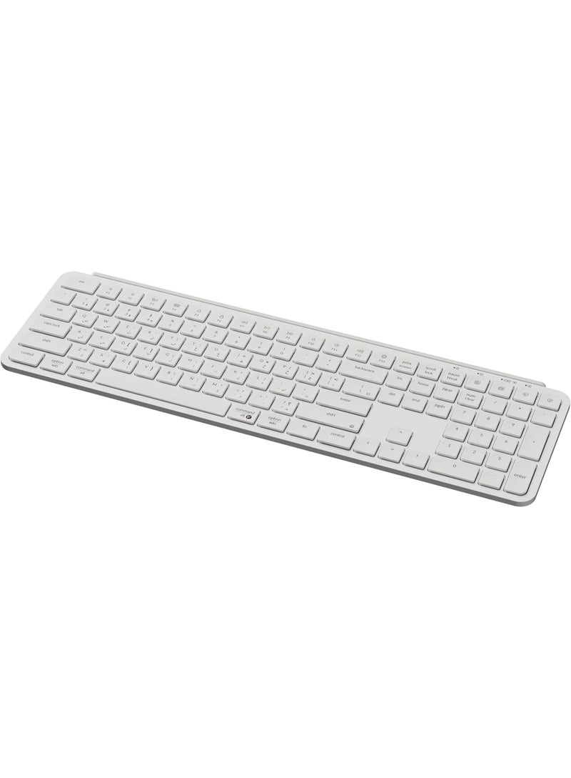 Keychron B6 Pro Ultra-Slim Wireless Keyboard – 65% Compact Layout, Arabic & English Bilingual, Scissor Switches, Bluetooth 5.2 / 2.4GHz / USB-C, Long Battery Life – Model B6 - Image 3