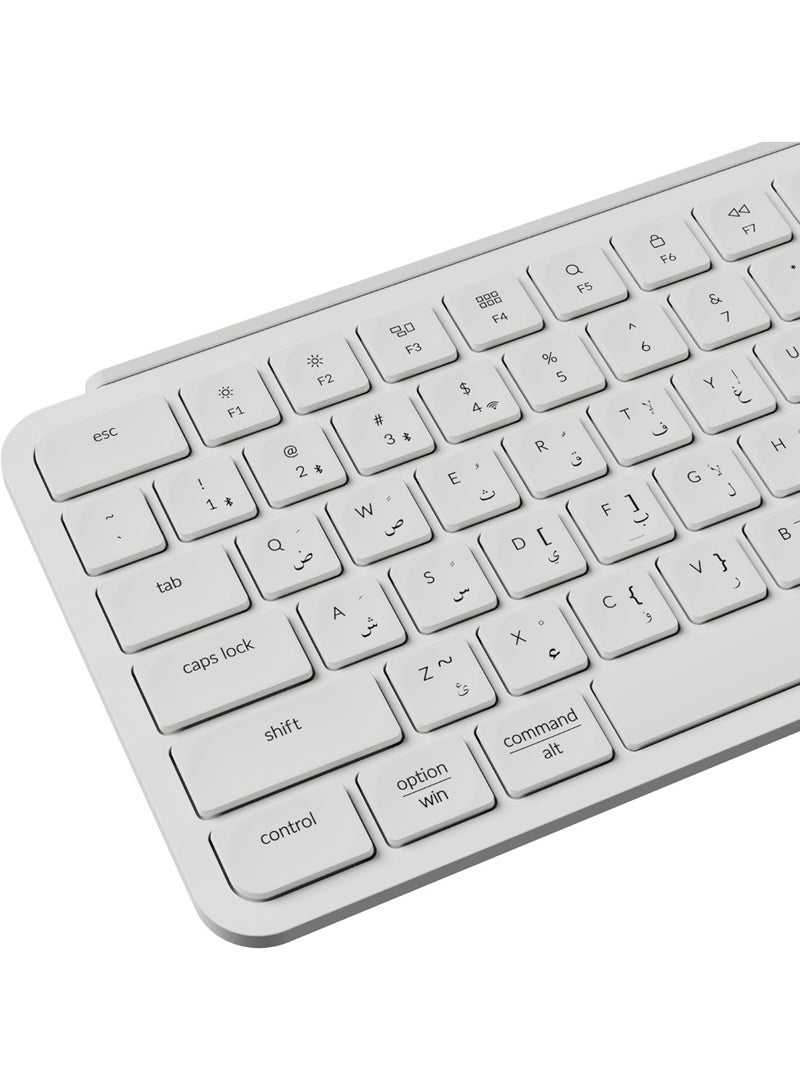 Keychron B6 Pro Ultra-Slim Wireless Keyboard – 65% Compact Layout, Arabic & English Bilingual, Scissor Switches, Bluetooth 5.2 / 2.4GHz / USB-C, Long Battery Life – Model B6 - Image 4