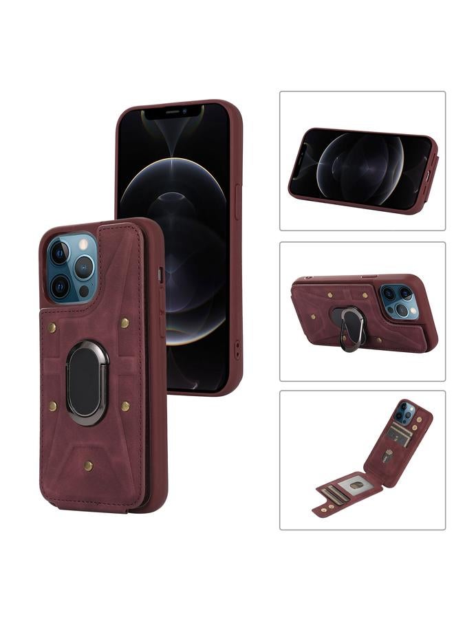 erorex Case For iPhone 11 Pro Armor Ring Wallet Back Cover Phone Case - Image 1