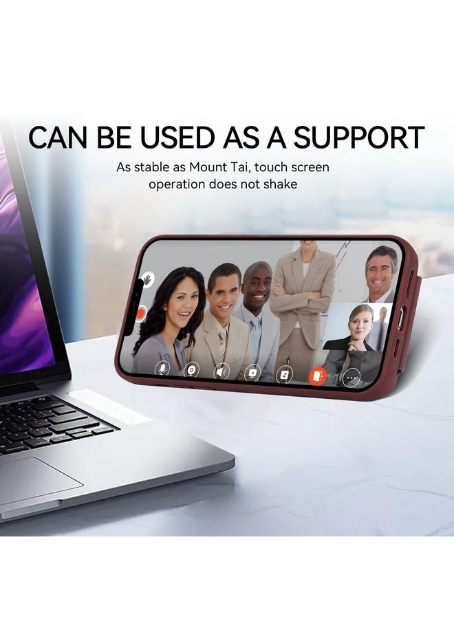 erorex Case For iPhone 11 Pro Armor Ring Wallet Back Cover Phone Case - Image 5