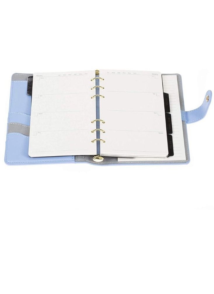Collins Hardcover Undated Week to View Personal Organiser  Light Blue