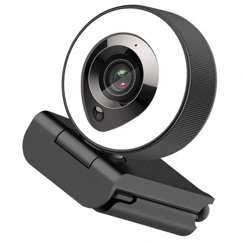 4K Autofocus USB Webcam with Fill Light for Live Streaming Video Conferencing - Image 2