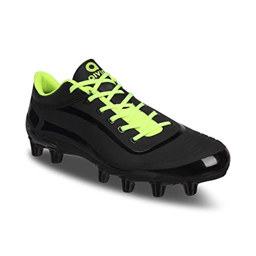 Aivin First Strike Football Stud with TPU Sole with Direct Injection Molding Technology A Moulded Removable E.V.A Sockliner Light Weight Insole Pre-Molded (Size 3 to 11) Black - Image 4