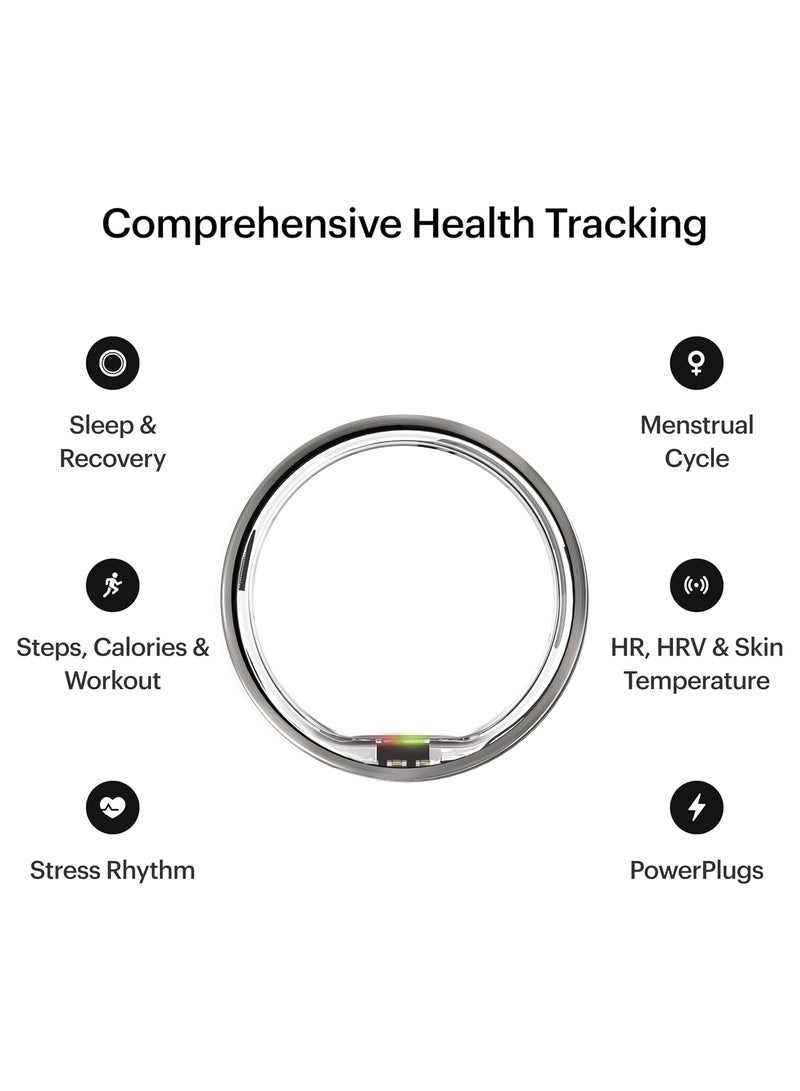 ULTRAHUMAN ULTRAHUMAN Ring AIR - Sleep & Fitness Tracker, Smart Ring for Women & Men, No App Fee for Standard Features (Size 9)  - Image 3