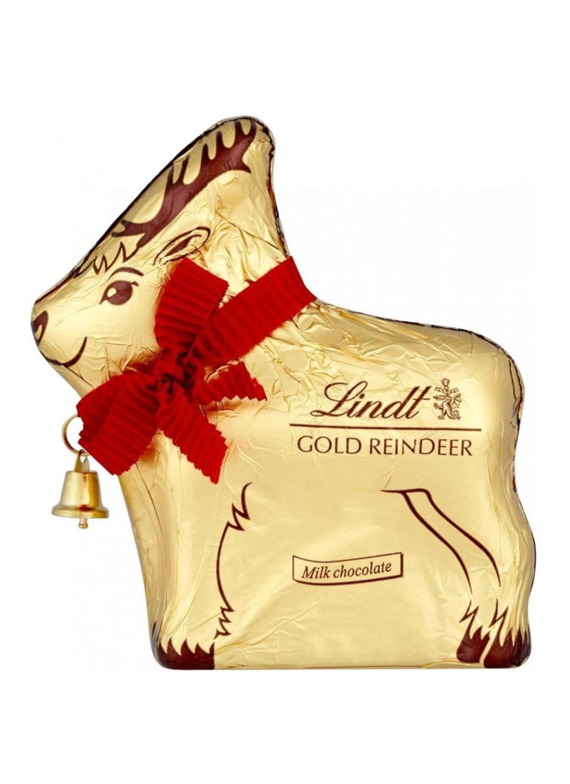 Lindt Milk Chocolate Gold Reindeer 100g - Image 3