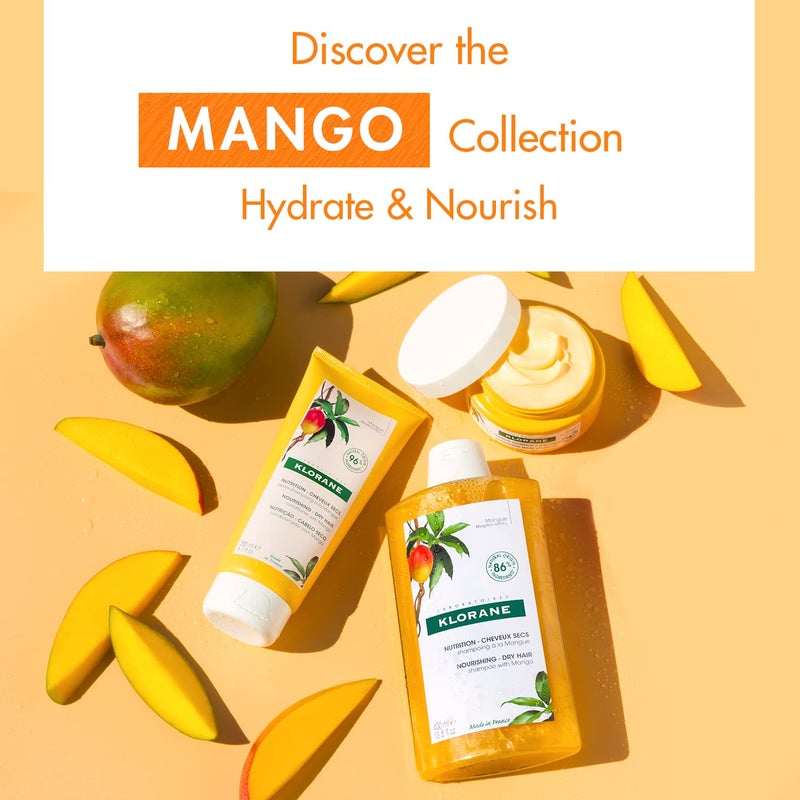 Klorane Nourishing 2-in-1 Mask with Mango, Deep Conditioning and Overnight Treatment for Dry Hair, Paraben, Silicone and Sulfate Free, Biodegradable, Vegan, 5 fl.oz. - Image 5